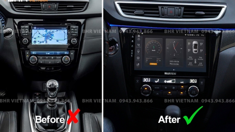 Màn hình DVD Android liền camera 360 xe Nissan Xtrail 2017 - nay | Elliview S4 Premium